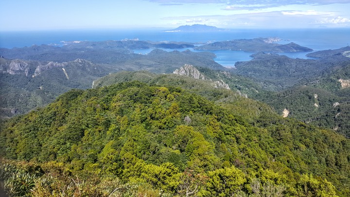 Little Barrier Island from Hirakimata peak